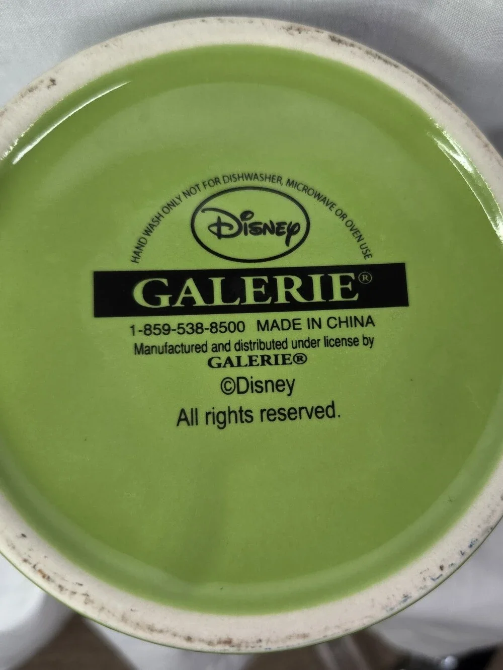 Mickey Mouse Christmas Oversized Disney Galerie Green Holiday Mug Cup 26 Ounces